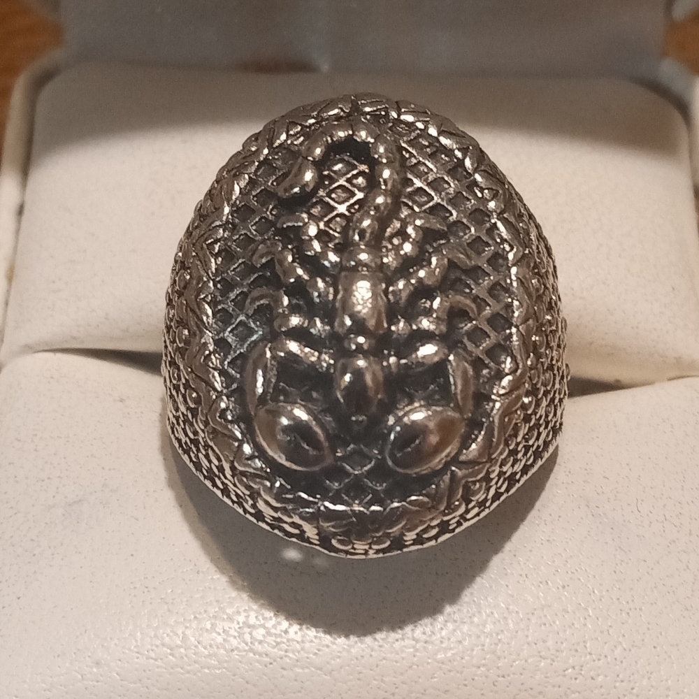 New Sterling Silver Scorpion Ring